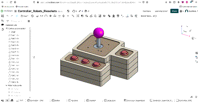 Modélisation 3D de la console sur Onshape